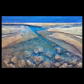  retreating tide | n norfolk coast | £750 | at riverside art and glass wroxham 