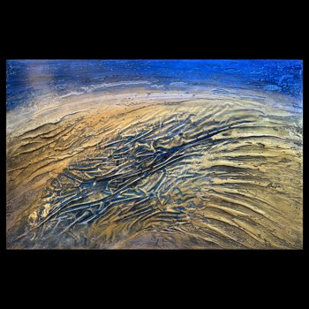  textured by tides | n norfolk coast | £950 | in my studio 