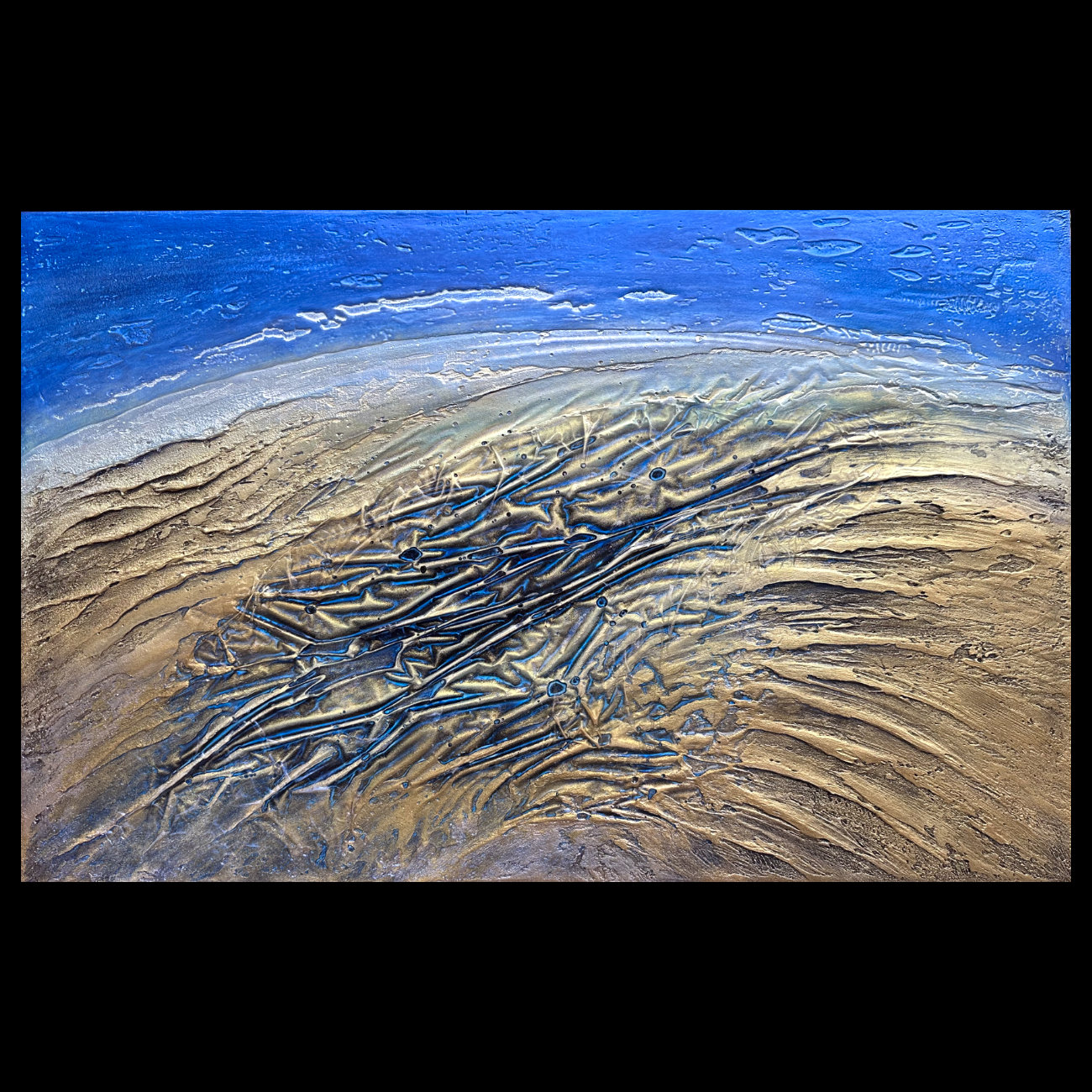  textured by tides | n norfolk coast | £950 | in my studio 