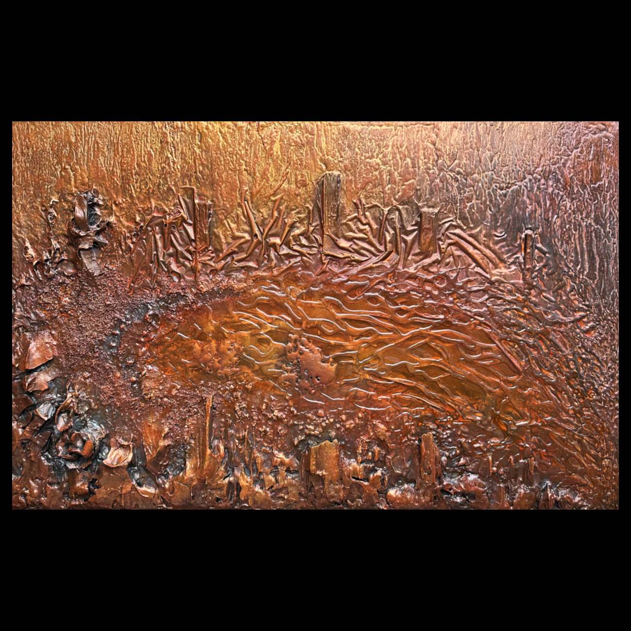  red sky bleeding into the creek | morston | n norfolk | £950 | in my studio 