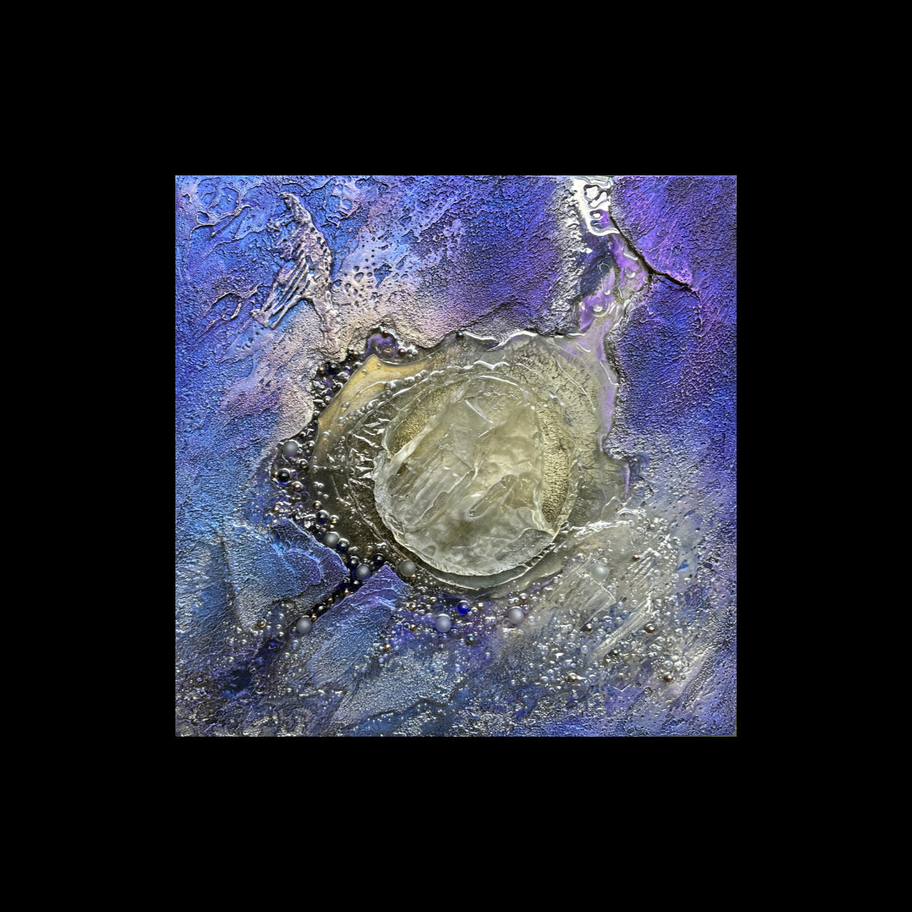  full moon reflection | beach detail | n.norfolk | £850 | chequerhousegallery, kings lynn 