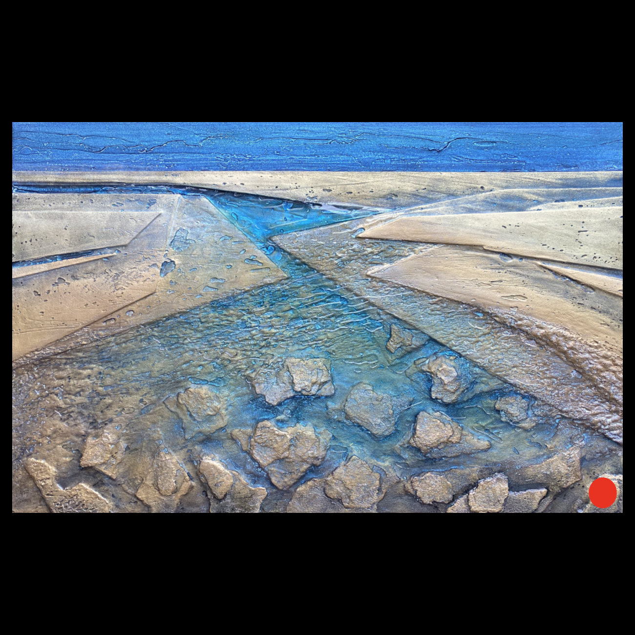  retreating tide | n norfolk coast | SOLD 