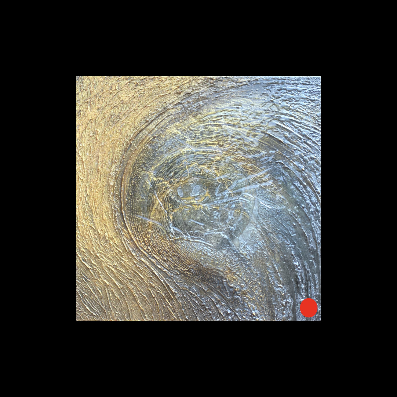  winter sun reflection | n norfolk beach detail | SOLD 